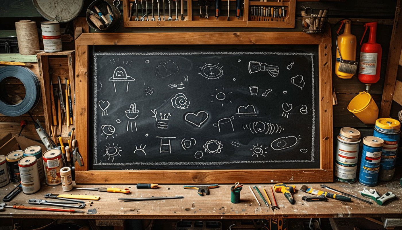 Créer un tableau noir magnétique DIY : guide d'achat et de fabrication avec les produits Leroy Merlin